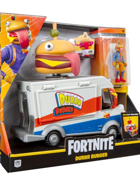 Jazwares Fortnite Durrr Burger Food Truck and Beef Boss New Arrival