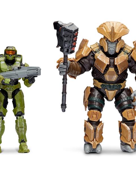 Jazwares Halo Two Figure Pack - Master Chief vs. Brute Chieftain Best Price