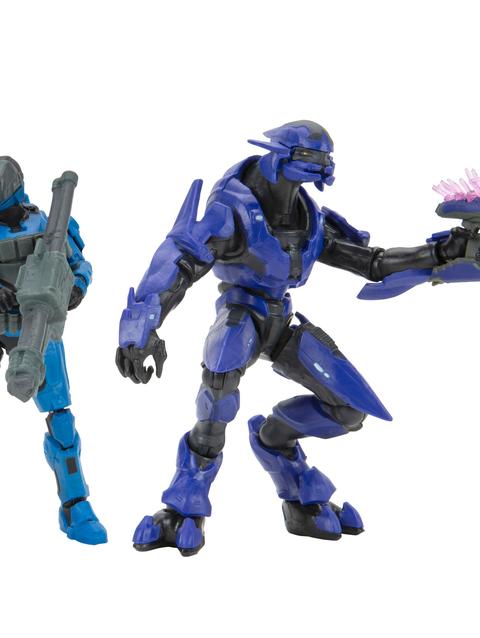 Jazwares Halo Action Figure Pack - Spartan Gungnir and Elite Mercenary On Sale