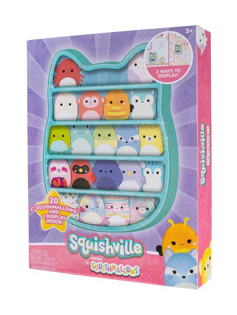 Jazwares Squishville Play & Display Storage with 20 Squishmallows (4 Rare) Best Buy