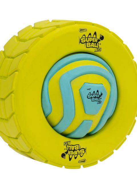 Jazwares Wham-O Pets SuperBall 3-In-1 Tire Ball Treat Puzzle Free shipping