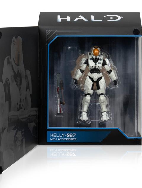 Jazwares Halo Kelly-087 - Deluxe 4-Inch Articulated Figure with “Oathsworn” Shotgun High Quality