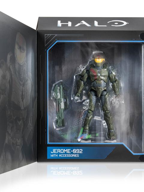 Jazwares Halo Jerome-092 (Halo Wars 2) - Deluxe 4-Inch Articulated Figure with Spartan Laser Free shipping