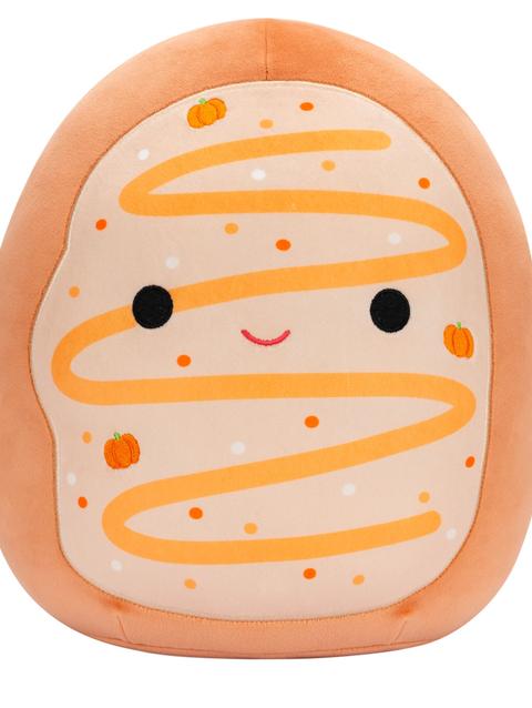 Jazwares 11-Inch Tadd the Frosted Pumpkin Donut with Orange Drizzle Free shipping