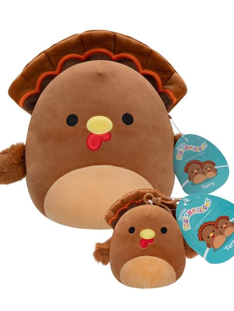 Jazwares 8-Inch and 3.5-Inch Terry the Turkey 2-Pack Best Seller