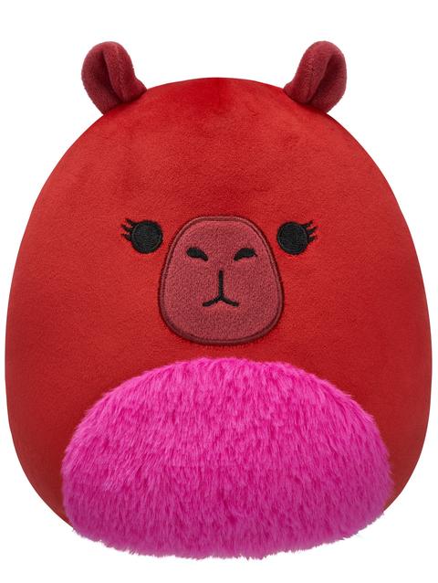 Jazwares 8-Inch Marcia the Maroon Capybara New Arrival