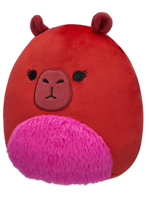 Jazwares 8-Inch Marcia the Maroon Capybara New Arrival