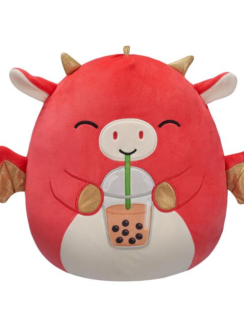 Jazwares 12-Inch Baiden the Red Dragon with Boba Drink For Sale