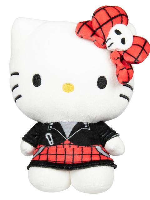 Jazwares Hello Kitty and Friends Series 2 - Hello Kitty 8-Inch Red Punks Plush For Sale