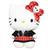 Jazwares Hello Kitty and Friends Series 2 - Hello Kitty 8-Inch Red Punks Plush For Sale