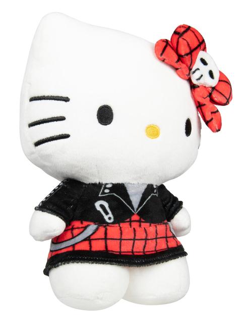 Jazwares Hello Kitty and Friends Series 2 - Hello Kitty 8-Inch Red Punks Plush For Sale