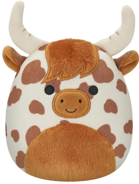 Jazwares Alonzo the Brown Spotted Highland Cow On Sale