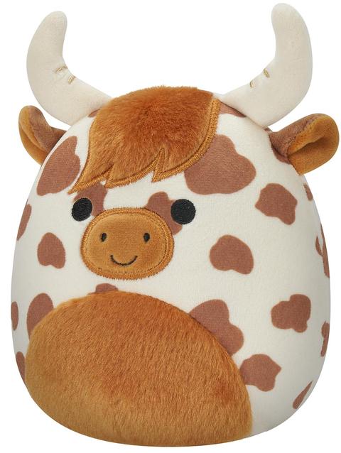 Jazwares Alonzo the Brown Spotted Highland Cow On Sale