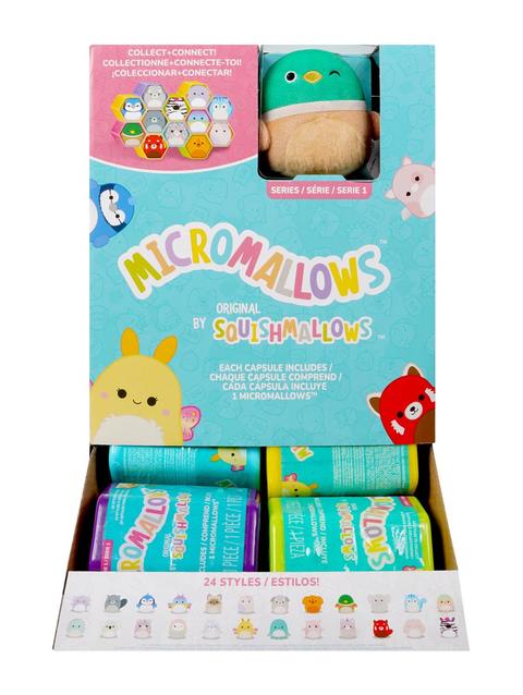 Jazwares Micromallows Plush Mystery Capsules Series 1 Box - Includes 12 Micromallows For Sale