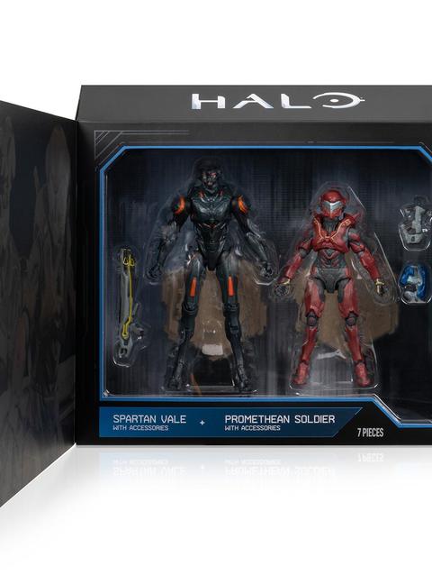 Jazwares Halo Spartan Vale vs. Promethean Soldier High Quality