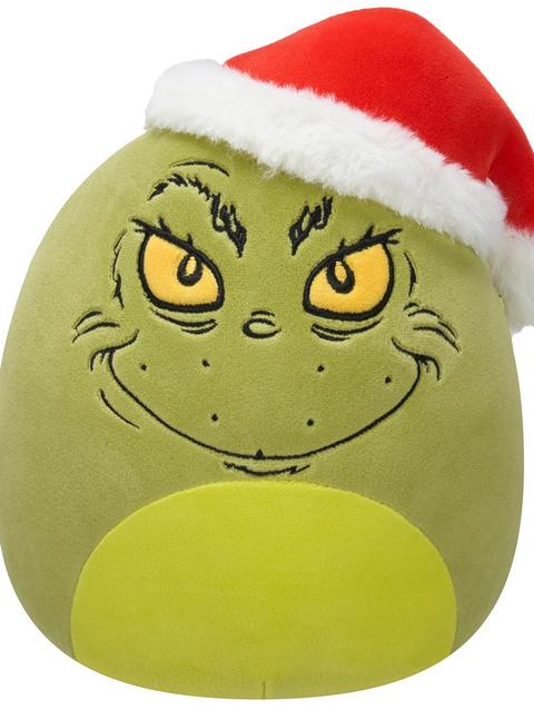 Jazwares Squishmallows Original Dr. Seuss 8-Inch Grinch in Santa Hat Free shipping