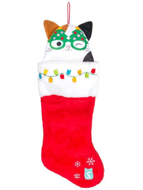 Jazwares Squishmallows Cam the Cat Holiday Stocking Best Seller